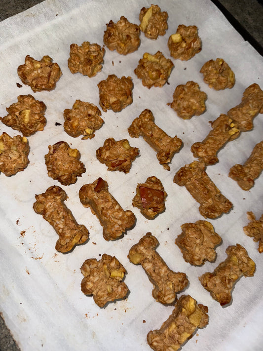 Peanut-Butter Apple Granola Bites (Mini & Regular)